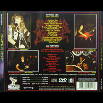 MORBID ANGEL Altars Of Madness CD+DVD JEWEL [CD]